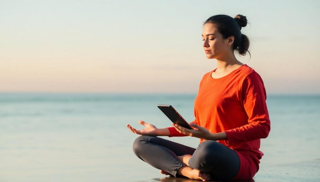 aplicativos de meditação guiada