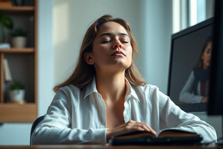 Dicas de respiração para quem passa o dia no computador