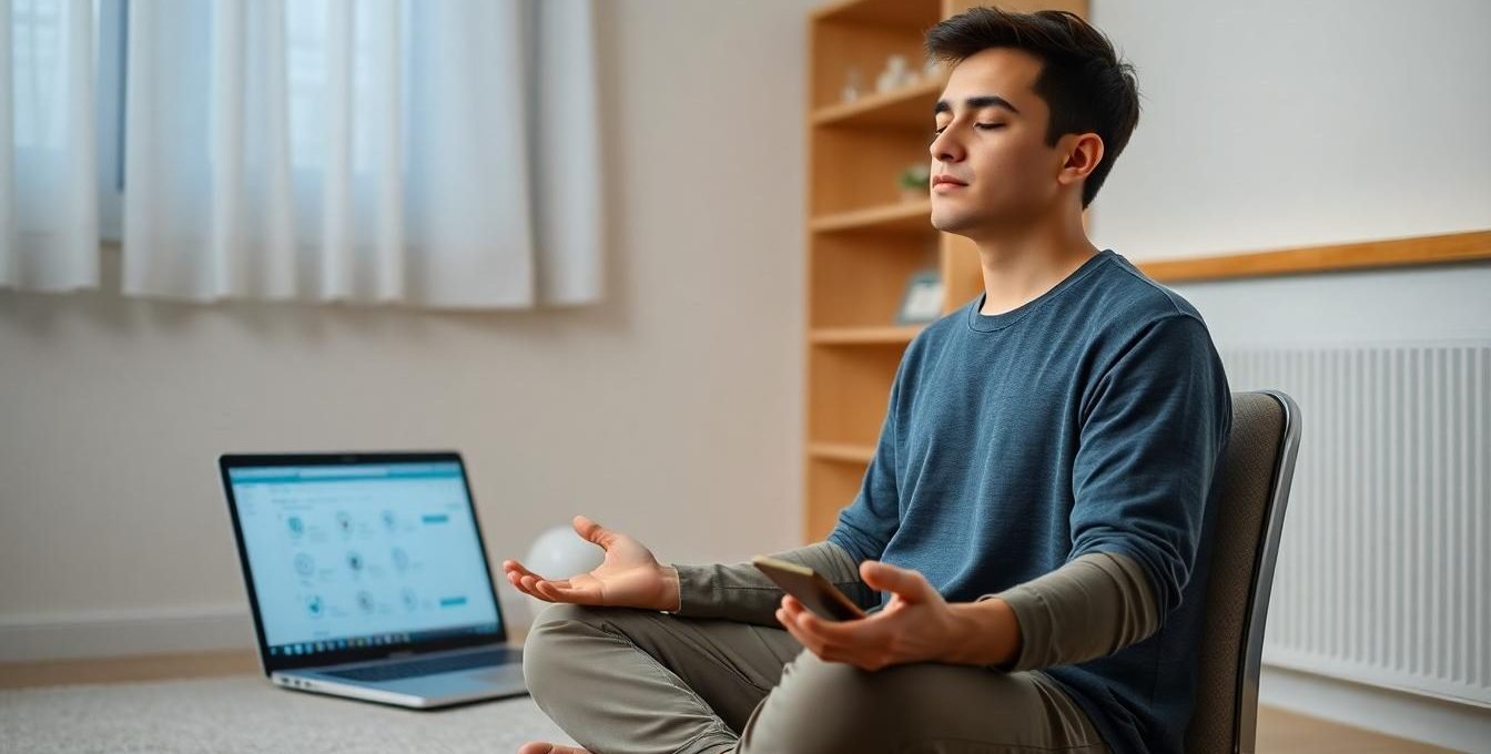 meditação para reduzir o estresse pré-provas