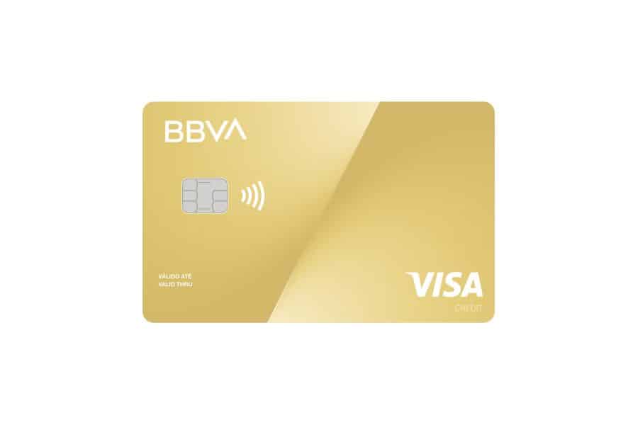 Tarjeta BBVA gold.